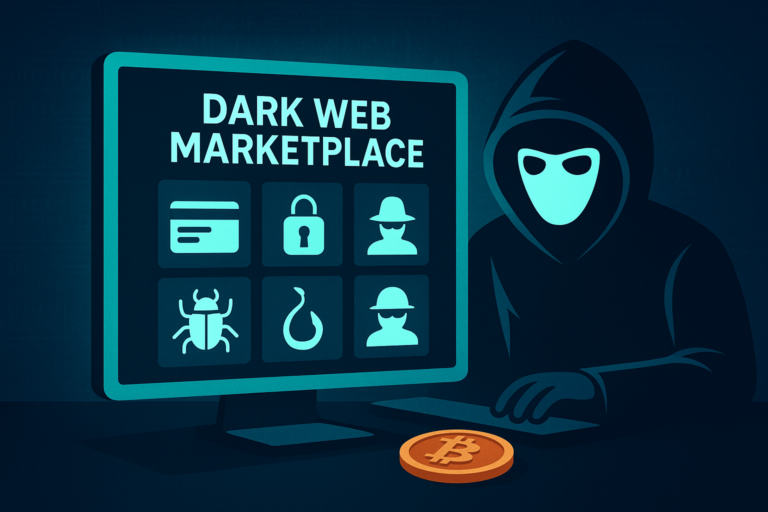Dark Web Marketplaces: Unauthorized sale of data